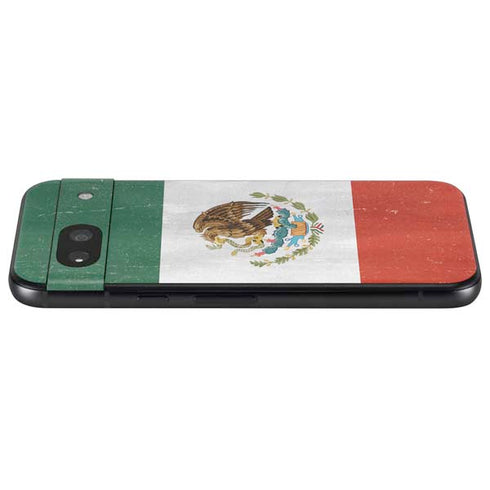 Mexico Flag Distressed Google Pixel 8a Skin